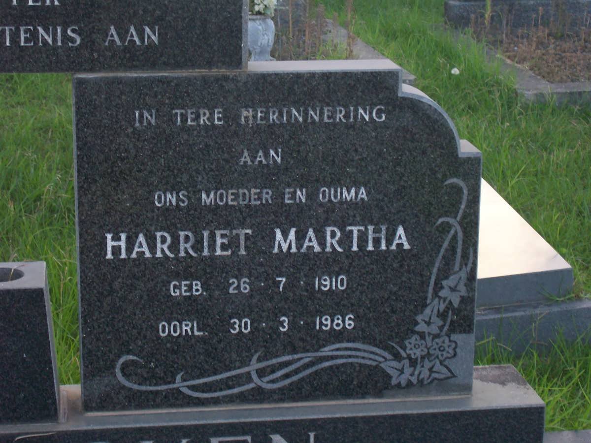 ROOYEN Harriet Martha,van 1910-1986