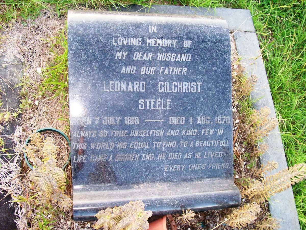 STEELE Leonard Gilchrist 1918-1970
