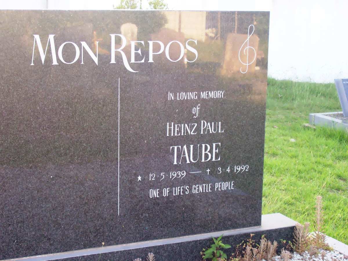 TAUBE Heinz Paul 1939-1992