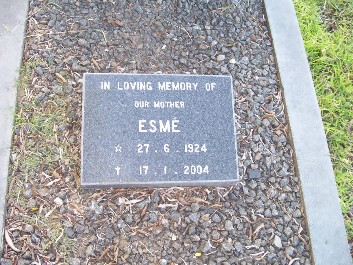 ? Esmé 1924-2004