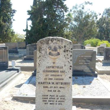 MYBURGH Martha M. -1946