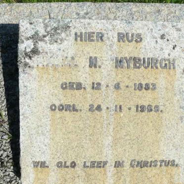 MYBURGH Martha M. 1883-1955