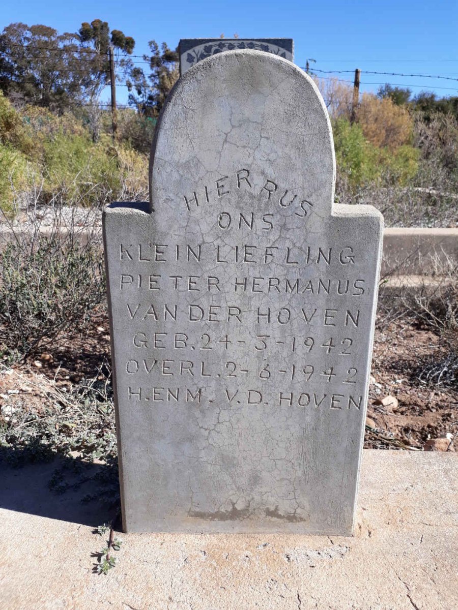 HOVEN Pieter Hermanus, van der 1942-1942