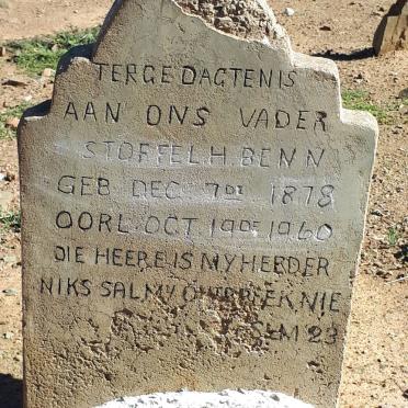 BENN Stoffel H. 1878-1960