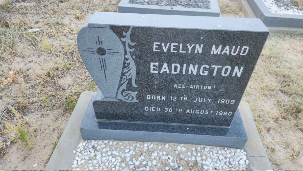 EADINGTON Evelyn Maud nee AIRTON 1909-1980