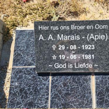 MARAIS A.A. 1923-1981