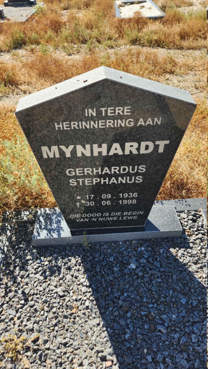 MYNHARDT Gerhardus Stephanus 1936-1998