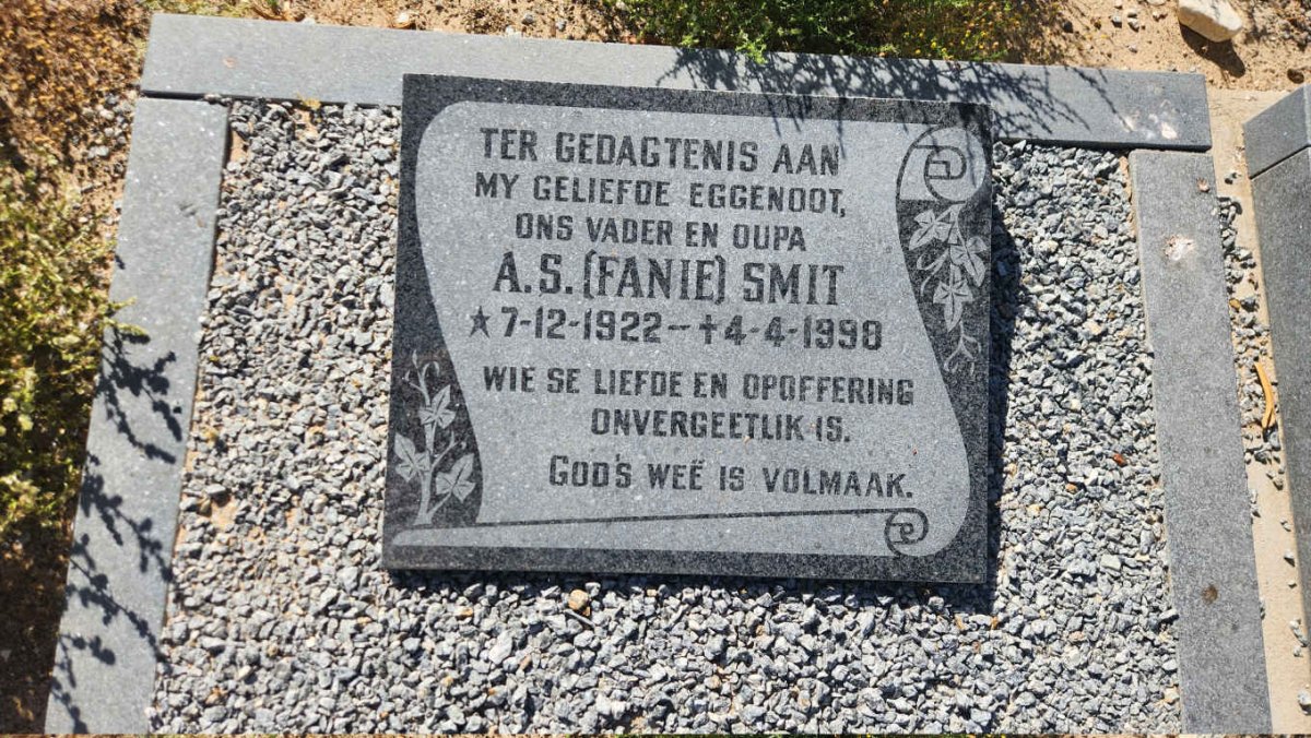 SMIT A.S. Fanie 1922-1990