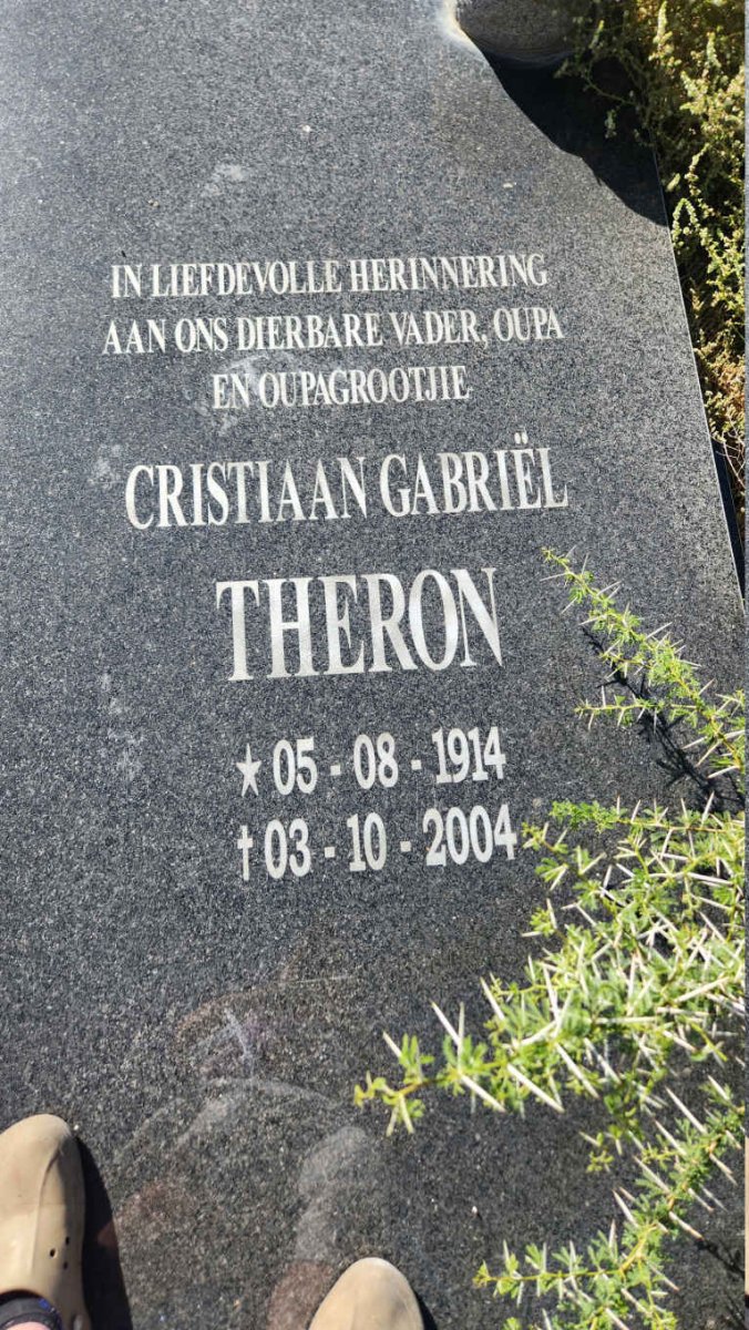 THERON Cristiaan Gabriël 1914-2004