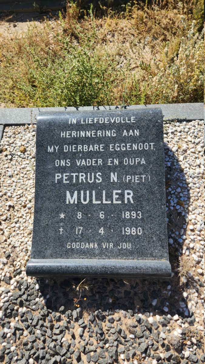 MULLER Petrus N. 1893-1980