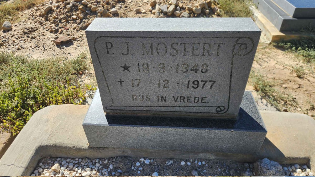 MOSTERT P.J. 1948-1977 