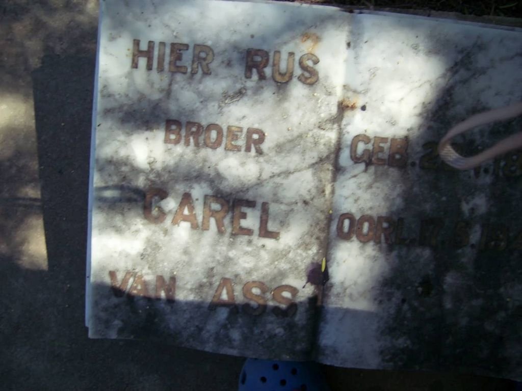 ASS Carel, van