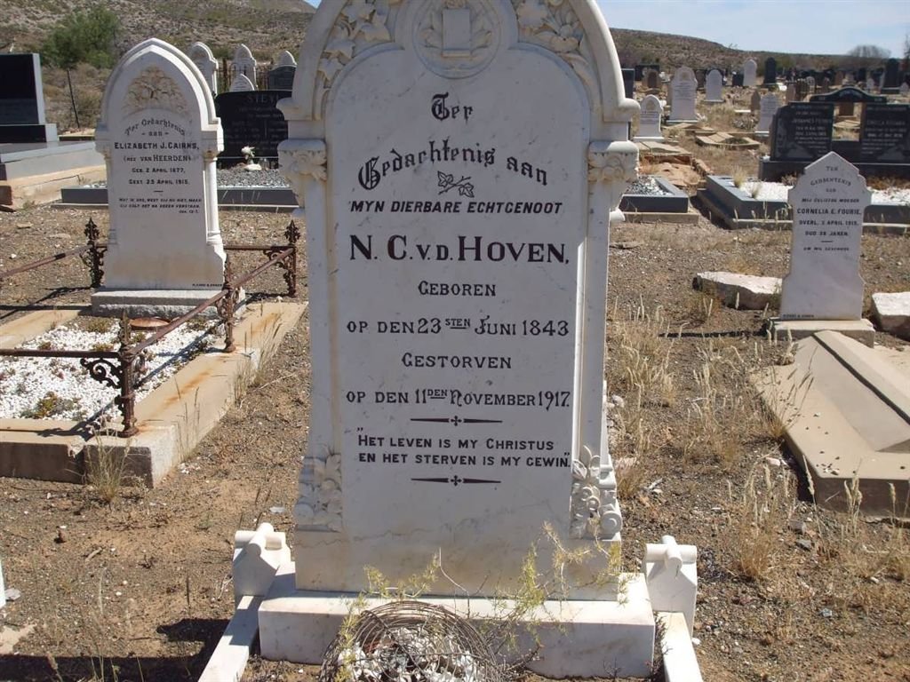 HOVEN N.C., v.d. 1843-1917