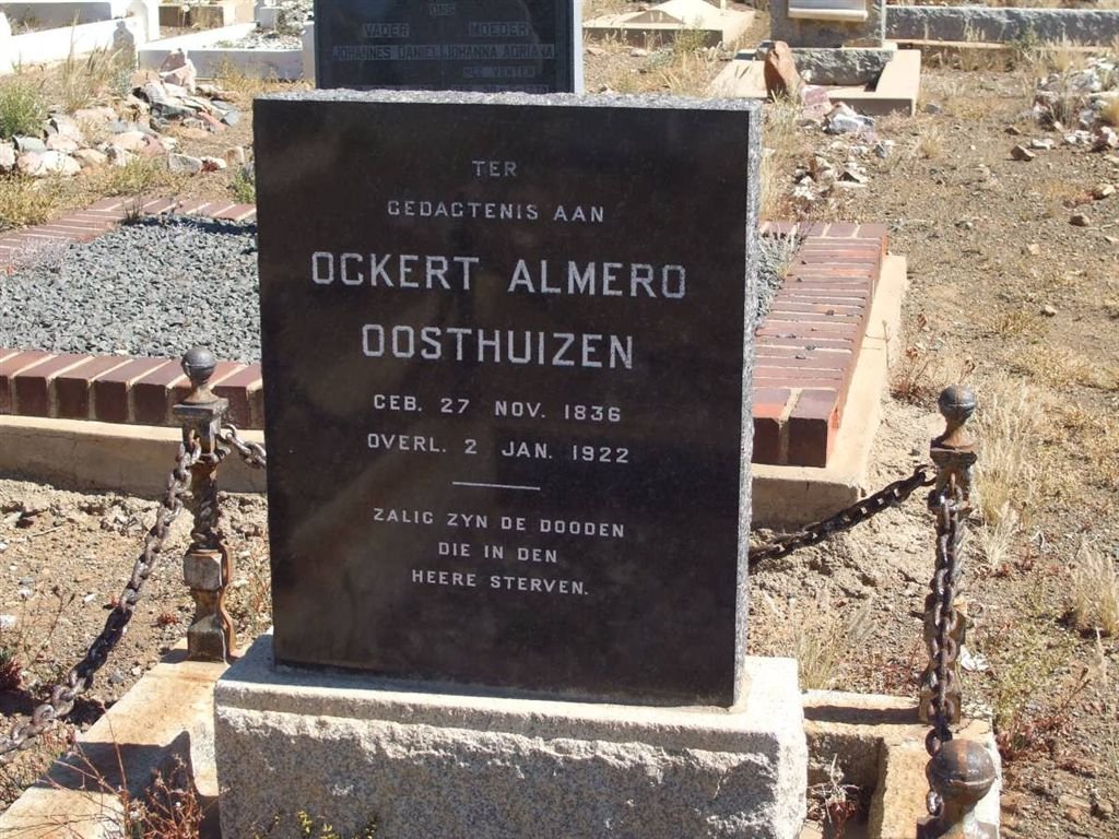 OOSTHUIZEN Ockert Almero 1836-1922