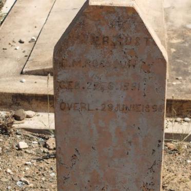 ROSSOUW D.M. 1831-1896