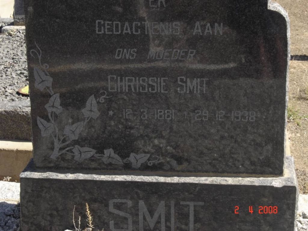 SMIT Chrissie 1881-1938