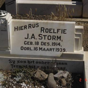STORM R.J.A. 1914-1939