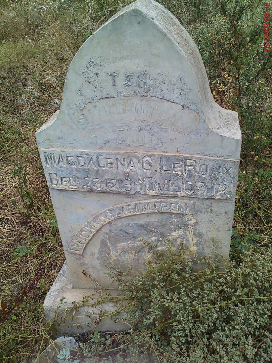 ROUX Magdalena G., le 1896-1912