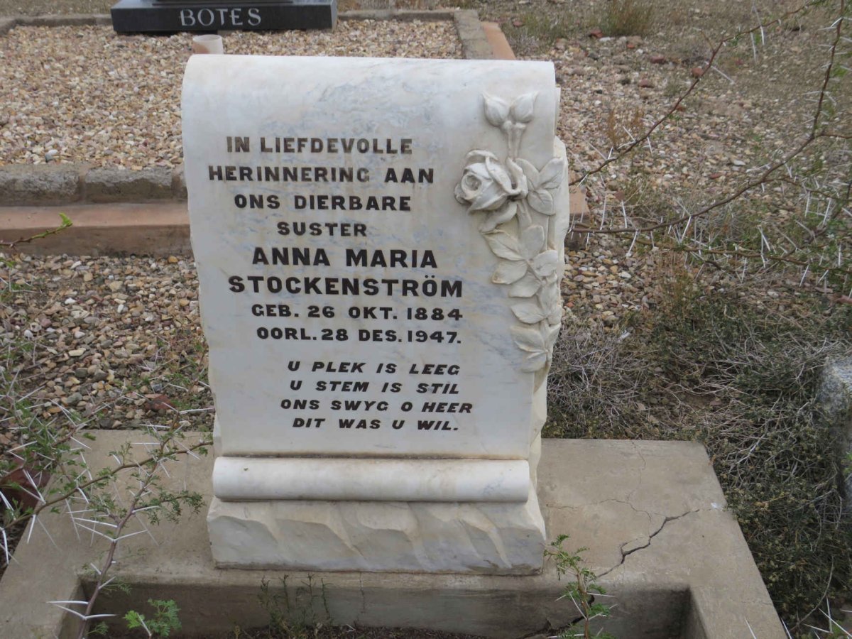STOCKENSTROM Anna Maria 1884-1947