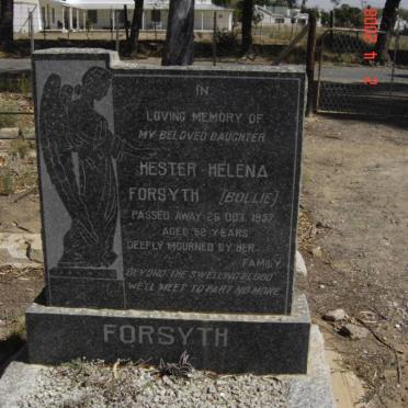 FORSYTH Hester Helena -1957