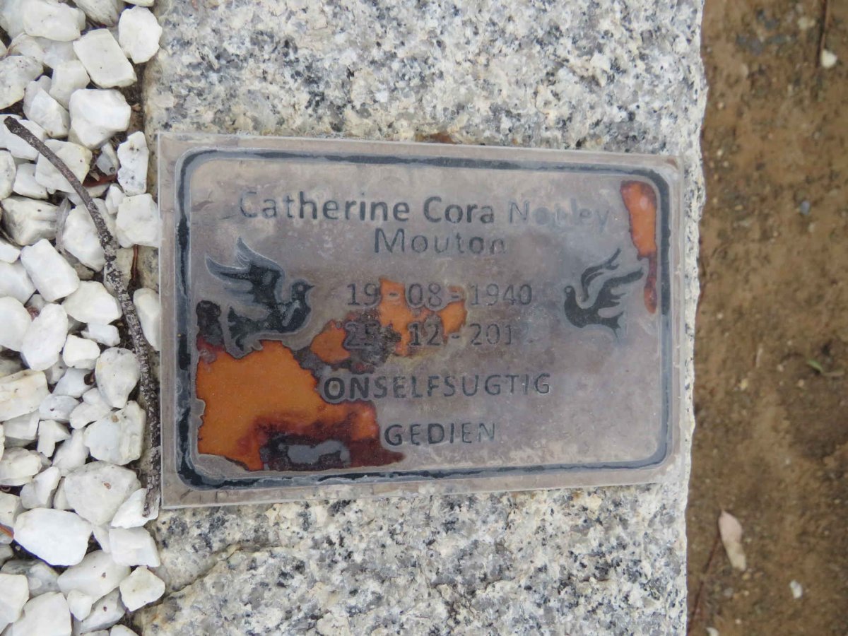 MOUTON Catherine Cora Notley 1940-201?