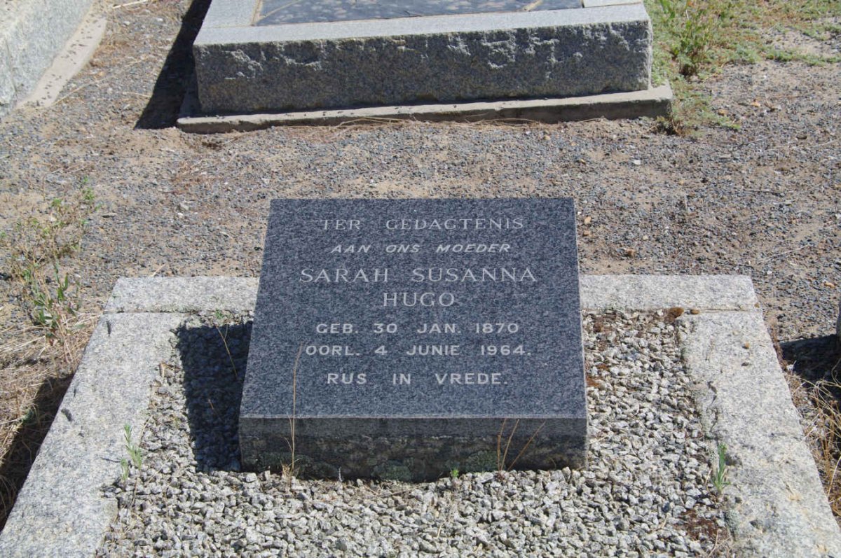 HUGO Sarah Susanna 1870-1964