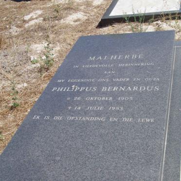MALHERBE Philippus Bernardus 1905-1983