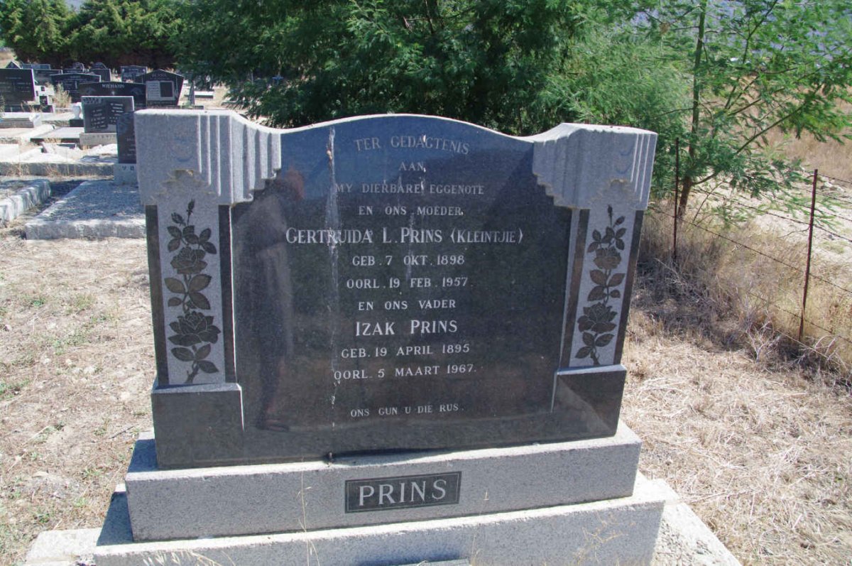 PRINS Izak 1895-1967 &amp; Gertruida L. 1898-1057
