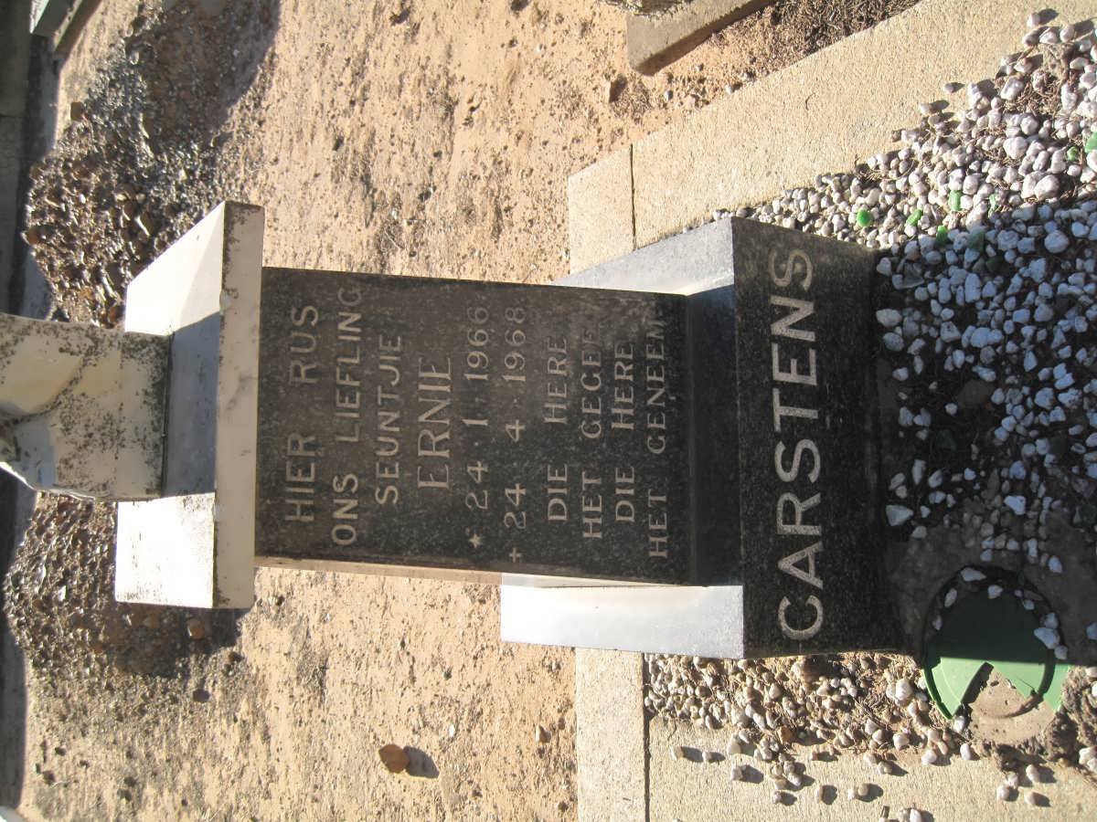 CARSTENS Ernie 1966-1968