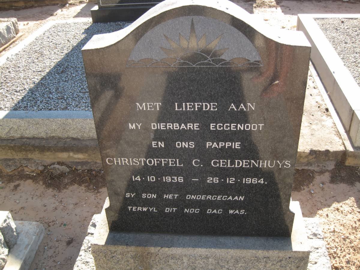 GELDENHUYS Christoffel C. 1936-1964