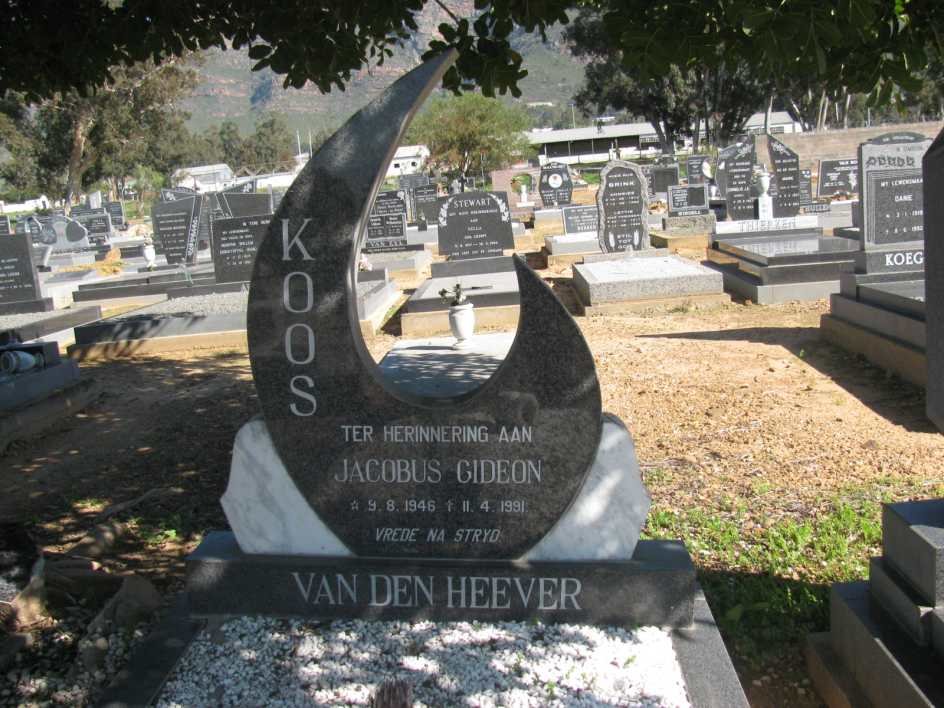 HEEVER Jacobus Gideon, van den 1946-1991