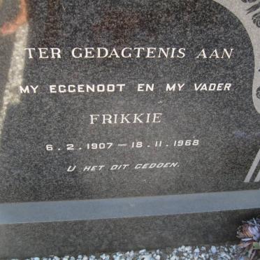 LATEGAN Frikkie 1907-1968