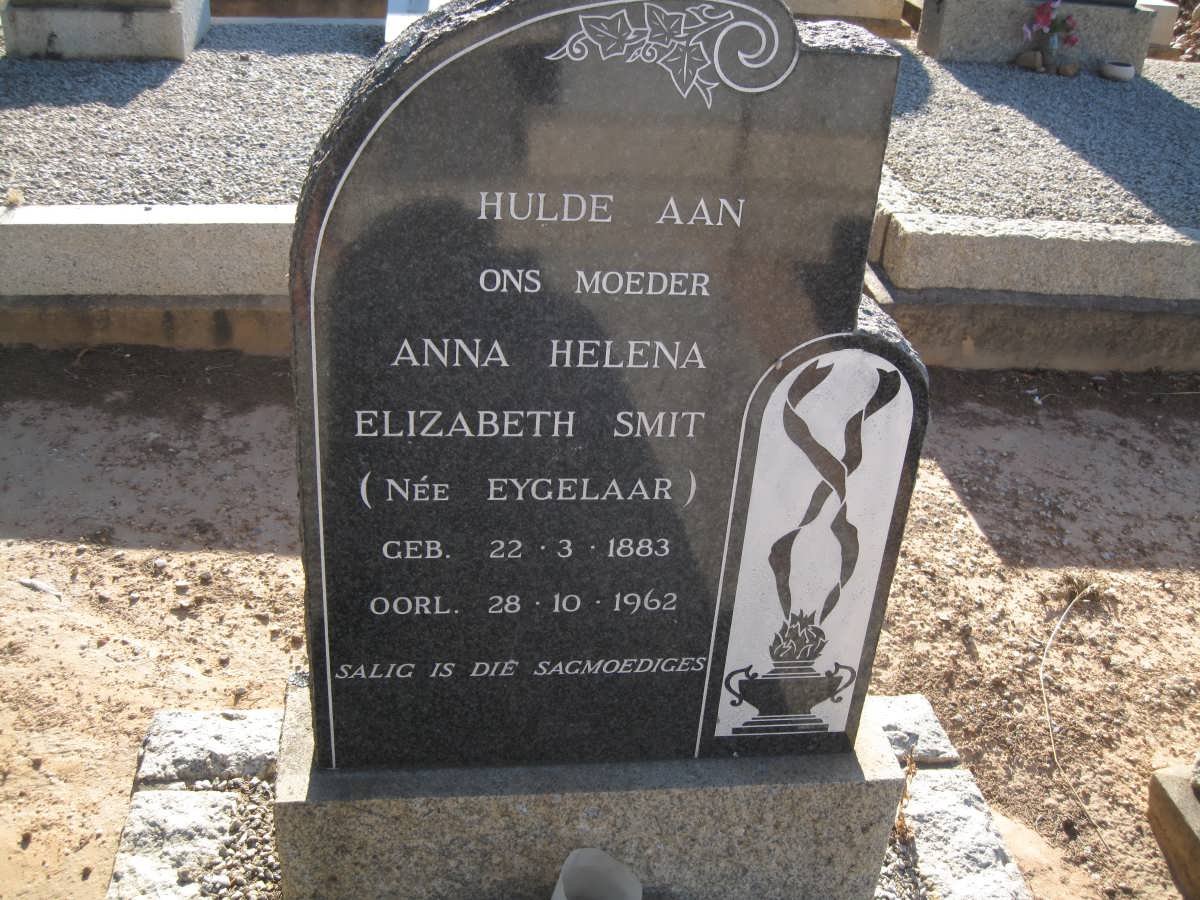 SMIT Anna Helena Elizabeth nee EYGELAAR 1883-1962