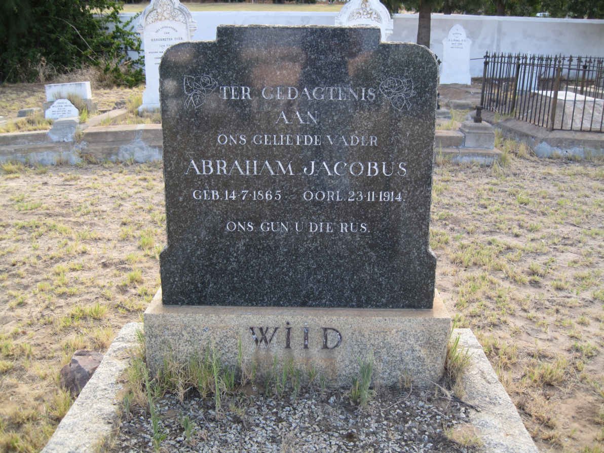 WIID Abraham Jacobus 1865-1914