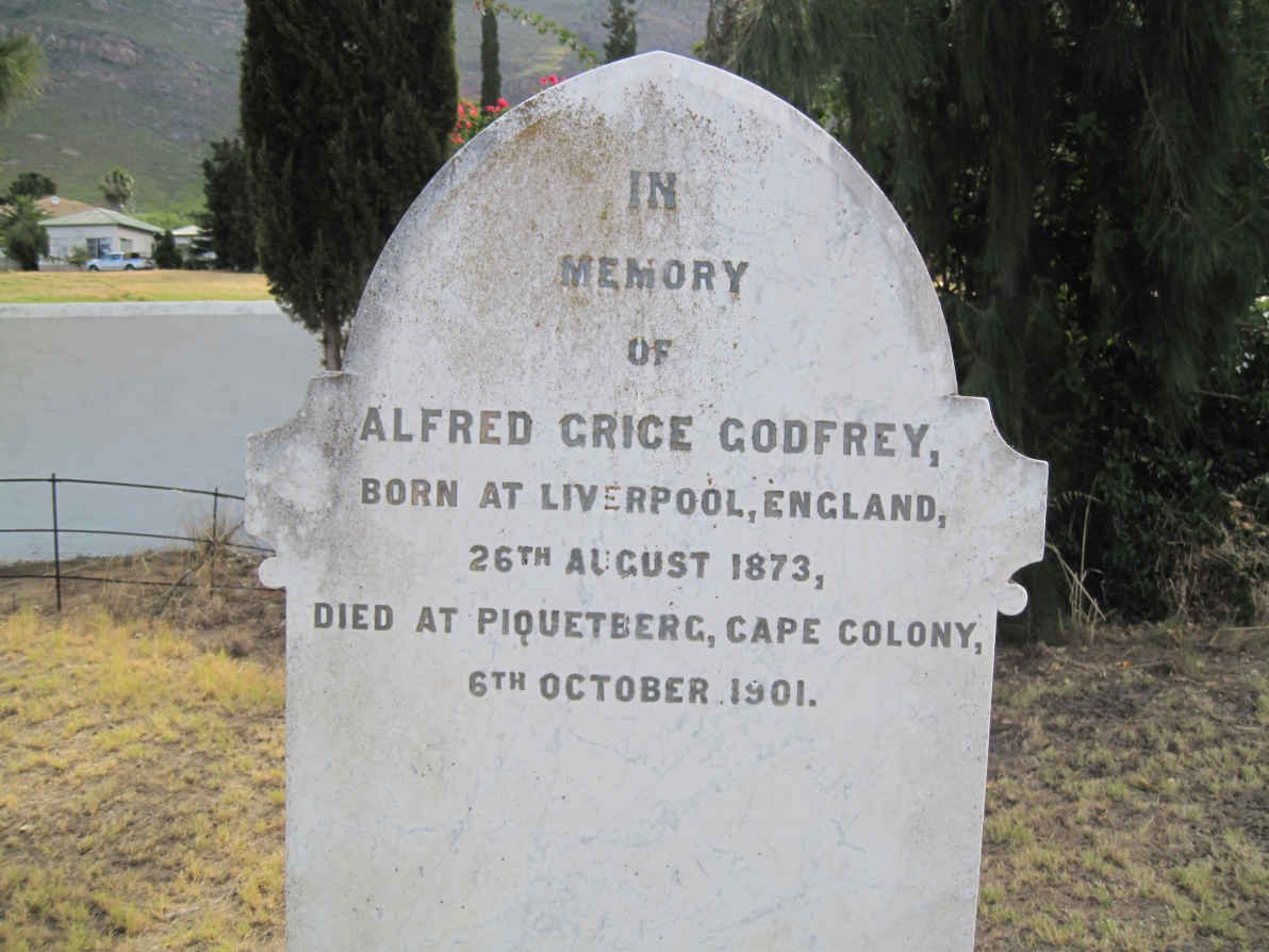 GODFREY Alfred Grice 1873-1901