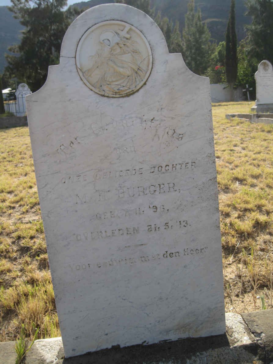 BURGER M.H. 1896-1913