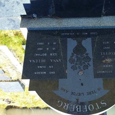 STOFBERG Theunis Christoffel 1897-1972 &amp; Anna Helena BOTHA 1901-1983