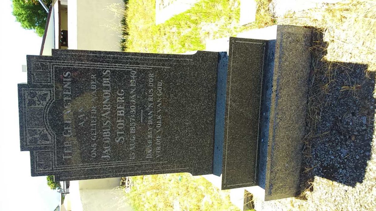 STOFBERG Jacobus Arnoldus 1857-1940