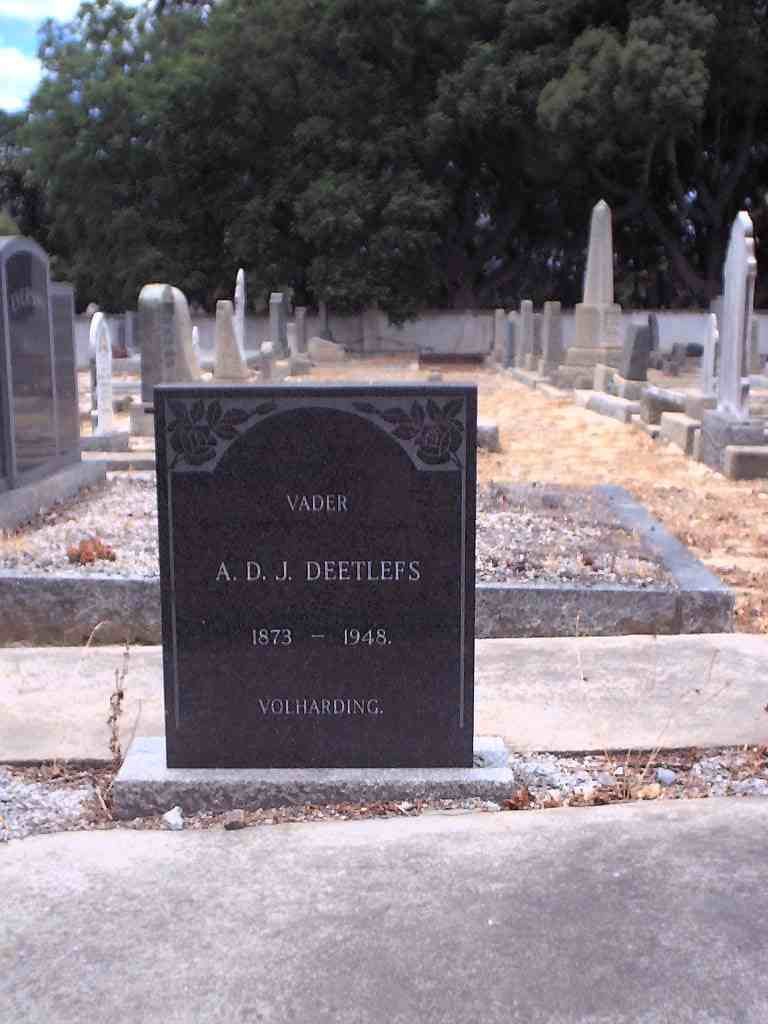 DEETLEFS A.D.J. 1873-1948