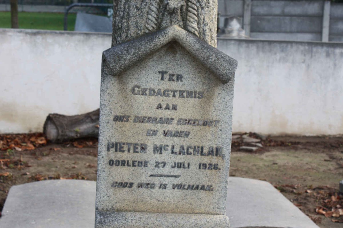 Mc LACHLAN Pieter  -1926