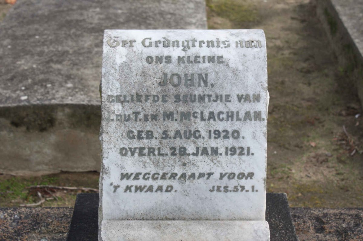 Mc LACHLAN John 1920-1921