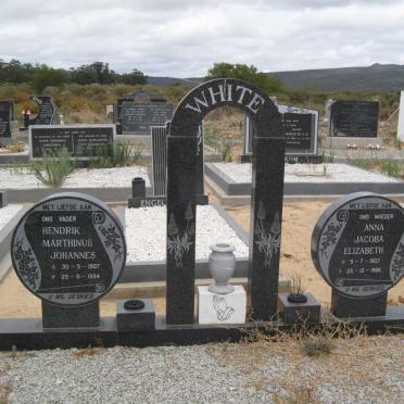 WHITE Hendrik Marthinus Johannes 1907-1994 &amp; Ann Jacoba Elizabeth 1907-1986