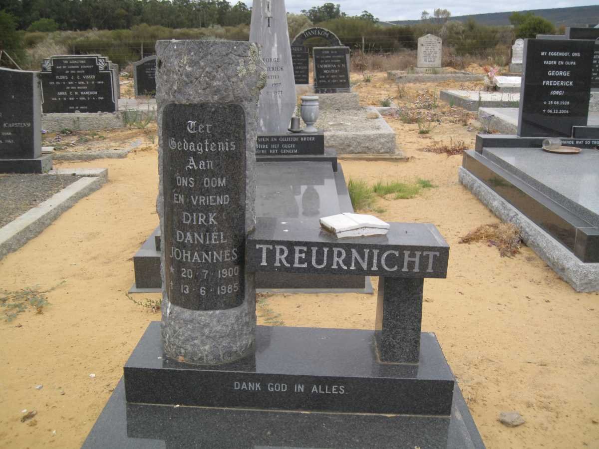 TREURNICHT Dirk Daniel Johannes 1900-1985