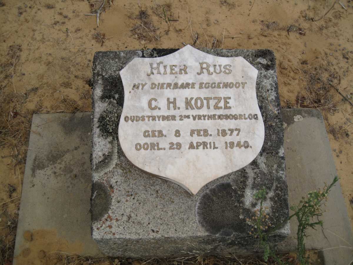 KOTZE C.H. 1877-1940