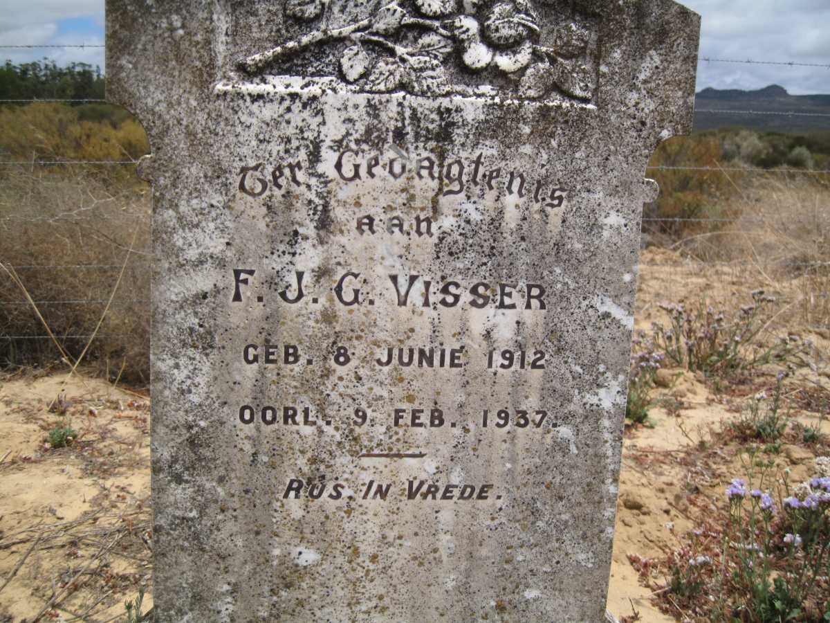 VISSER F.J.G. 1912-1937