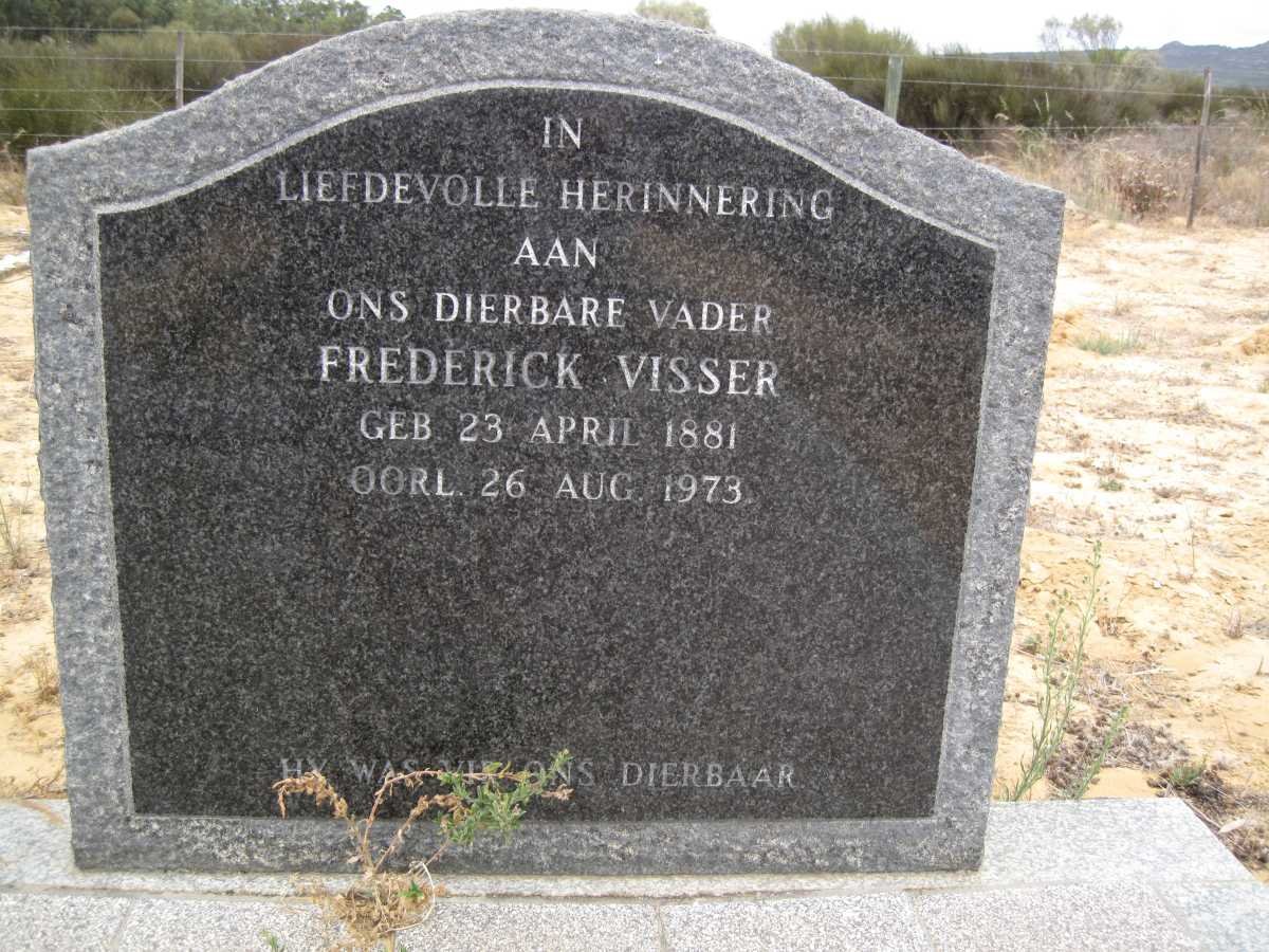 VISSER Frederick 1881-1973