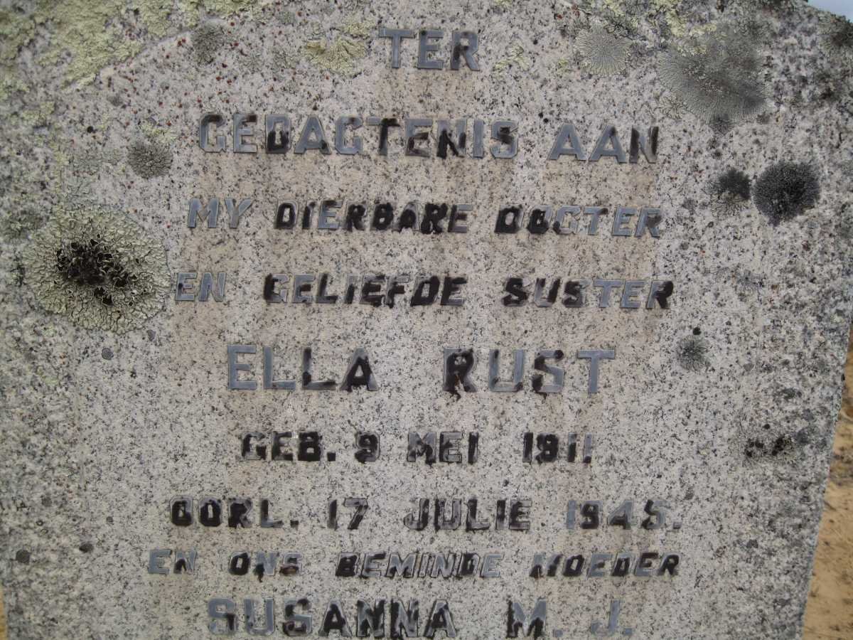 RUST Ella 1911-1945