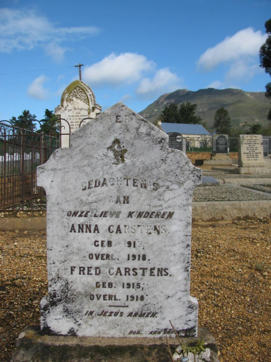 CARSTENS Fred 1915-1918 :: Anna CARSTENS 1917-1918