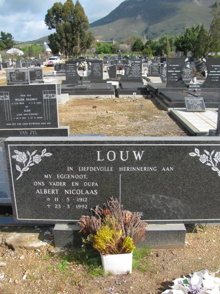 LOUW Albert Nicolaas 1912-1992