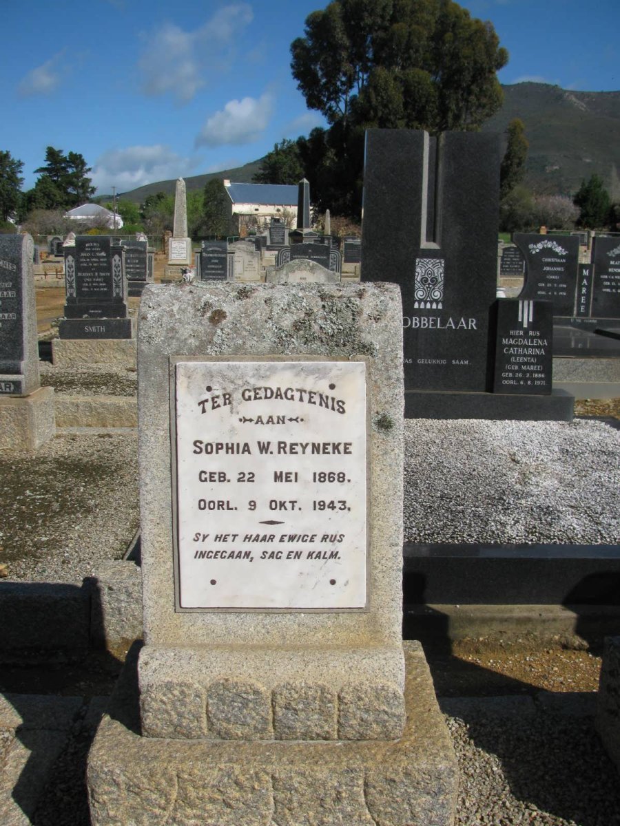 REYNEKE Sophia W. 1868-1943